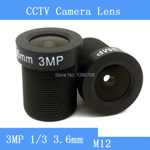 PU`Aimetis Surveillance camera lens 3MP HD 3.6mm fixed focus lens 2024 - buy cheap