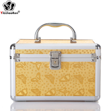Fashion Animal Prints Cosmetic Case Large Capacity Make Up Bags Famous Brand Leather Make Up Box Portable Travel Cosmetic Bag 2024 - buy cheap