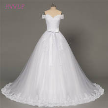 Lace Vestido De Noiva  Wedding Dresses Ball Gown Cap Sleeves Tulle Appliques Bow Boho Cheap Wedding Gown Bridal Dresses 2024 - buy cheap