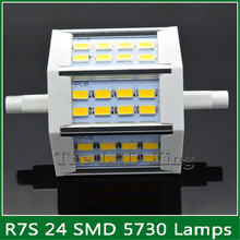 Супер яркая диммируемая R7S 5730SMD Светодиодная лампа 118 мм 30 Вт 78 мм 15 Вт R7S Светодиодная лампа J78 J118 R7S Идеальная замена галогенная лампа AC85-265V 2024 - купить недорого