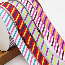 10 yards 1"(25mm) Stripe Grosgrain Ribbon Printed ribbons DIY Hairbow Accessories X90010Y 2024 - buy cheap