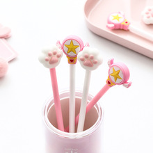 20 Pcs New Cute Little Fairy Magic Stick Gel Pen Student Stationery Cartoon Black Fountain Pen Wholesale Writing School Supplies 2024 - buy cheap