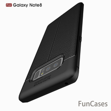 Funda de cuero PU de lujo para Samsung Note 8, carcasa trasera protectora de TPU suave delgada, carcasa de silicona para Samsung Galaxy Note 8 2024 - compra barato