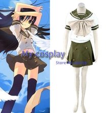 Shakugan não shana escola uniforme cosplay traje festa de halloween vestido-freeshipping 2024 - compre barato