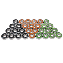 Rueda de ILQ-9 de 10 piezas, rodamientos de acero inoxidable, de alto rendimiento, para patinete, verde/naranja/negro 2024 - compra barato