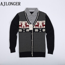 New Winter Boy Sweaters Kids Knitted Sweater Boys Single-breasted Sweaters Children Outerwear Clothing 2024 - buy cheap