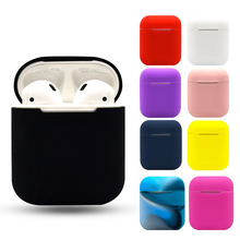 Capa tpu de silicone macio para airpods, acessórios de proteção, capa transparente ultra fina e à prova de choque, suporte para apple air pods 2024 - compre barato