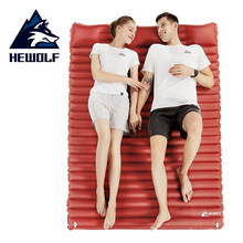 Hewolf-colchón de aire a prueba de humedad para dos personas, colchoneta portátil plegable para acampar, ligera, 1773x182x9cm, 132 2024 - compra barato