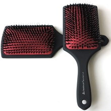 3 pcs Plastic Handle Frosted Big Paddle Hair Brush Healthy Cushion Scalp Comb for hair extension 2024 - buy cheap