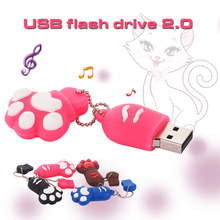 Cute usb flash drive cat claw pen drive 64gb 32gb 16gb pendrive 8gb memoria usb stick 4gb usb2.0 memory stick Flash Drive 2024 - buy cheap