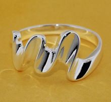 R201 оптовая продажа Бесплатная доставка Горячая продажа посеребренные кольца для женщин серебряные ювелирные изделия Модные ювелирные изделия кольца/ahmai 2024 - купить недорого