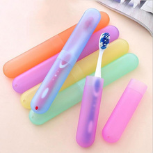 1Pc Portable Travel toothbrush Box Breathable Toothbrush Tube protection Cover Case 20.5*3*2cm For Trip Tool Color Random 2024 - buy cheap