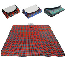 Outdoor Beach Picnic Folding Camping Mat Multiplayer Waterproof Sleeping Camping Pad Mat Moistureproof Plaid Blanket 2024 - buy cheap