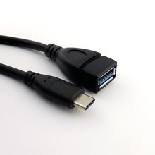 5x USB 3,1 Type C папа к USB 3,0 Type A гнездовой разъем OTG Кабель-адаптер для синхронизации данных и зарядки 25 см 2024 - купить недорого