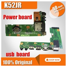 For ASUS K52 X52J A52J K52J K52JR K52JT K52JB K52JU K52JE K52D X52D A52D K52DY K52DE K52DR Audio USB IO board DC Power board 2024 - buy cheap