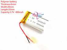 602035 3.7V 400mah 602036 Lithium polymer Battery with Protection Board For MP4 GSP Digital Products Free Shipping 2024 - buy cheap