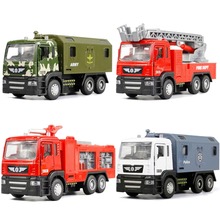 1:50 Pull Back Alloy Car Engineering Truck Model Excavators Cement Concrete Mixer Dumpers Diecasts Toy Vehicles for Boys 2024 - buy cheap