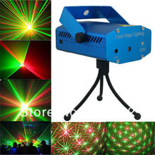 Mini proyector láser estroboscópico para fiesta, iluminación holográfica para ktv bar, dj, discoteca, rojo y verde 2024 - compra barato