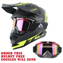 Free shipping 1pcs TORC T32 Professional Cross MTB Helmet DOT ATV ECE Approved Off Road Motorbike Motorcycle Helmet With Goggles 2024 - buy cheap
