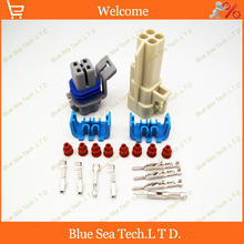 5 sets 4Pin 1.5mm Auto senser plug connector,Car Electrical plug for Delphi connector,Free Shipping 2024 - buy cheap