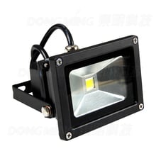 Wholesale LED flood light 10W black AC85-265V waterproof IP65 Floodlight led Spotlight Outdoor Lighting 20pcs big promotion 2024 - buy cheap