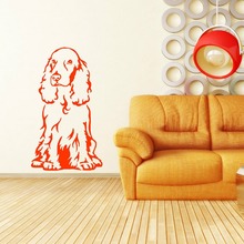 New Fish Seabed NEMO Wall Sticker Cartoon Wall Sticker Removable Vinyl Nursery Kids Room Decals COCKER SPANIEL DOG SITTING D535 2024 - buy cheap