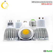 85-265V LED COB Spotlight E14 E27 GU10 Dimmable 9W 12W 15W Spot Light Bulb GU5.3 220V high power led lamp MR16 DC 12V LED BULB 2024 - buy cheap