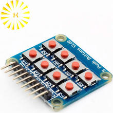 Teclado de matriz para Arduino AVR PIC, 2x4, 4x2, 8 botones, V1.00, 2x4, módulo AVR PIC 2024 - compra barato