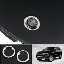 2010-2018 For Jeep Grand Cherokee Interior Rear Door Reading Light Cover Trim 2pcs ABS Chrome Car Styling Accessories 2Pcs/set 2024 - buy cheap