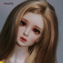 Allaosify-Peluca de pelo de muñeca Bjd1/3, 60 cm, Seda de alta temperatura 2024 - compra barato