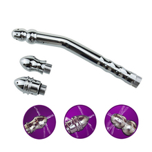 Metal vaginal douche limpeza chuveiro anal plug lavagem mini chuveiro enema vaginal ass cleaner massagem sexo produto 2024 - compre barato