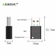 Автомобильный USB Bluetooth-приемник KEBIDU, аудиоресивер Bluetooth 5,0, беспроводной адаптер для MP3, музыкальный плеер для беспроводной мыши, keyboar 2024 - купить недорого
