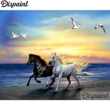 Dispaint Full Square/Round Drill 5D DIY Diamond Painting "Animal horse" Embroidery Cross Stitch 3D Home Decor A10383 2024 - buy cheap