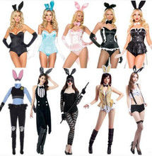 Women's Sexy Bunny Costume Rabbit Girl Cosplay Costume Nightclub Cute Rabbit Uniform Holloween Bunny Jumpsuits Masquerade Dress 2024 - buy cheap