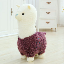 Juguete de peluche de dibujo de Alpaca de 40cm para niños, peluche de tela de oveja, Stitch, suave, almohada de Llama, regalo de cumpleaños 2024 - compra barato