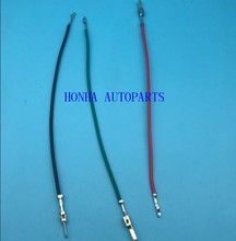 Free shipping crimp terminal N 90764701 / 000979009E 962843-1 / 964298-1 with 15cm 20AWG (0.5mm) red black and green wire 2024 - buy cheap
