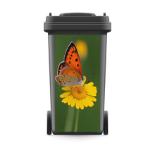 DIY Creative 3D Rubbish Bin Sticker Butterfly On Flower Wall Mural Wall Print Decal Removable self adhesive Kitchen Accessories 2024 - buy cheap