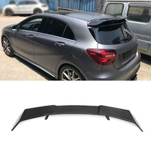 For A Class Carbon Fiber Rear Roof Spoiler Wings for Mercedes Benz W176 A Class A200 A260 A45 AMG 2014 - 2018 Car Styling FRP 2024 - buy cheap