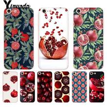 For iphone 13 7 6 X Case pomegranate fruit Transparent Phone Cover Case for iphone 13 8 7 6 6S Plus X 5 5S SE XR XS XSMAX 2024 - buy cheap