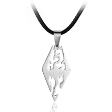 Hot Game Dragon Pendant Necklace The Elder Scrolls V Skyrim Choker Movie Jewelry Necklace Accessories Collares Gift For Men -30 2024 - buy cheap