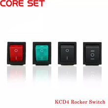 Kcd4 rocker switch on-off 2 posição 4 pinos/6 pinos equipamentos elétricos com luz interruptor de alimentação 16a 250vac/20a 125vac 2024 - compre barato