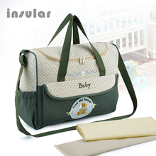 New Arrival Insular Multi-functional Fashion Large Capacity Diaper Bag Waterproof Mommy bag Crossbody Package Durable Nappy bag 2024 - buy cheap