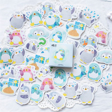 45pcs/box Expressive Penguin Sticker Decoration DIY diary Scrapbooking Gift Card Sticker Children's Favorite Stationery 2023 - buy cheap