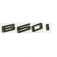 Letras numéricas ABS negras, insignia de maletero de coche, emblema, calcomanía, pegatina para BMW Serie 6 650i 2024 - compra barato