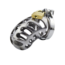 With Spikes Anti-off Ring Stainless Steel Male Chastity Cock Cage Penis Lock Cock Ring Penis Sleeve BDSM Sex Toys For Man cb6000 2024 - buy cheap