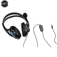 Wired Gaming Headset Headphones with Microphone Stereo Supper Bass for Sony PS4 for Play Station Gamers Practical 2024 - buy cheap