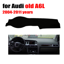 RKAC крышка приборной панели автомобиля коврик для Audi старый A6L 2004-2011 лет левый руль dashmat pad dash чехлы автомобильные аксессуары для приборной панели 2024 - купить недорого
