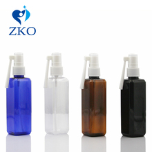 1 pcs Free Shipping  100ml square shape bottle nasal care 360 degree rotating spray pump spray bottle  refillable bottle 2024 - buy cheap