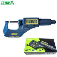 0-25mm/0-1'' 0.001mm/0.00005'' Terma Brand Micron Electronic Digital outside Micrometer Measuring & Gauging Tools 2024 - buy cheap