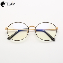 2019 New Woman Glasses Frames Clear Lens Glasses Men Eyeglasses Frame Vintage Metal Round Optical Spectacle Frame 2024 - buy cheap